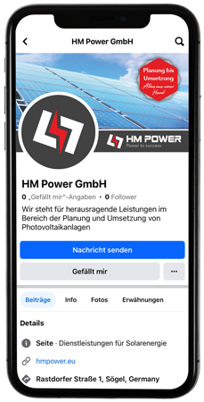 Smartphone Facebook HM Power